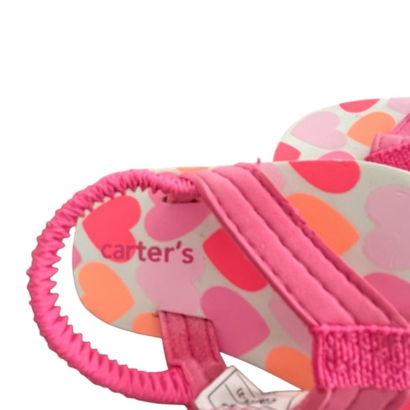 Girls Size 2 Summer Shoes Pink Flip Flops and White Sneakers Bundle of 2 - Picture 12 of 13